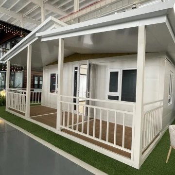 20 Ft Sloped Top Expandable Container House | Modular Sloped Roof ...