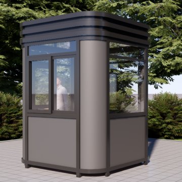 Modular Guard Booth | Prefab Security Room | Outdoor Guard Cabin